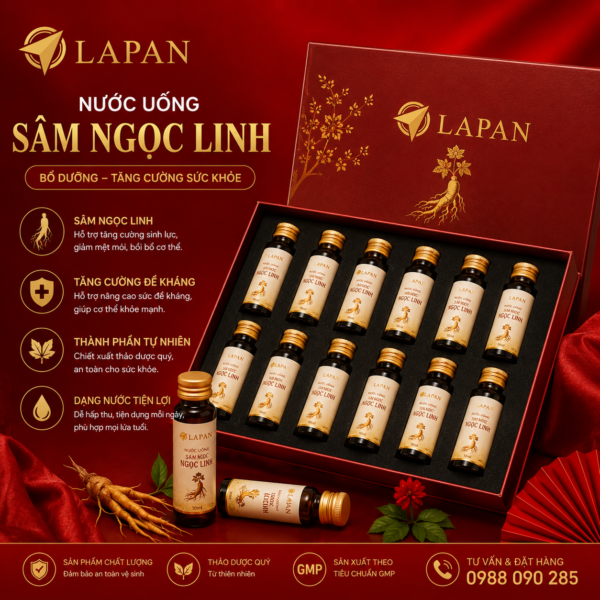 LAPAN cung cấp lọ đựng sâm ngọc linh cao cấp, thiết kế sang trọng, phù hợp nước sâm, thảo mộc, đông trùng và sản phẩm sức khỏe. Nhận tư vấn bao bì theo thương hiệu.