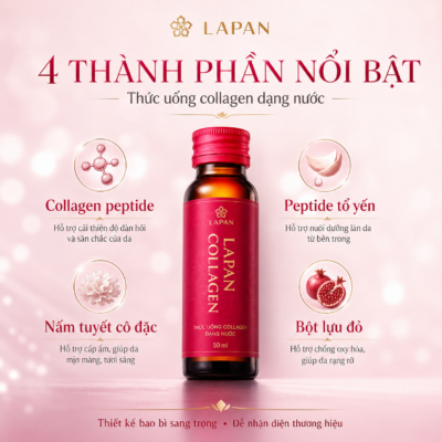 Lọ đựng collagen nhỏ gọn, thiết kế bao bì theo yêu cầu